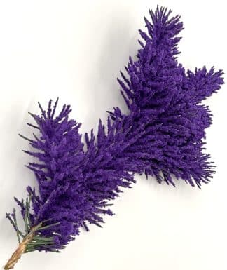 Purple Colored Flock, Self-Adhesive, Cotton Blend, 25lb bag