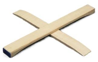 WTS152, TRU-CUT Wood Stand 15" 1x2 (blue) 20/bundle (for 1'-2' trees)