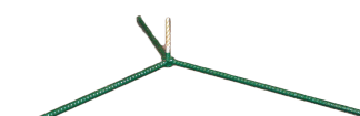 RTS Super Medium, Golden Spike Rebar Stand, 4/bundle (for 7'-9' trees) Tips not included