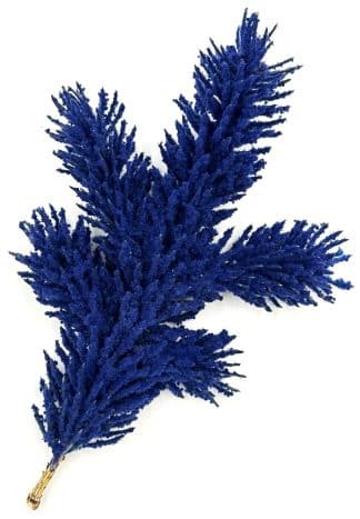 Royal Blue Colored Flock, Self-Adhesive, Cotton Blend, 25lb bag