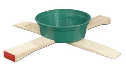 WTS244, TRU-CUT Wood Stand 24" 2x4 (green) 10/bundle (for 5'-7' trees) - Image 2