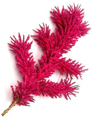 Hot Pink Colored Flock, Self-Adhesive, Cotton Blend, 25lb bag