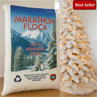 Flock Marathon, Adhesive Snow Flock, 25 lb bag