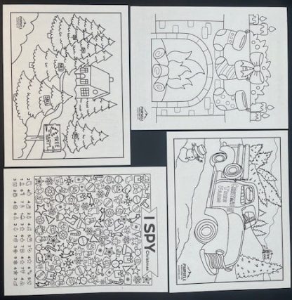 Activity Sheets, 8 Assorted double-sided coloring sheets, 500/pk - Image 3
